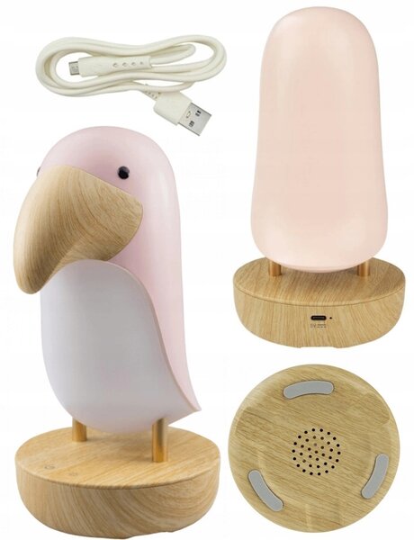 Noční lampa Ecolight růžová