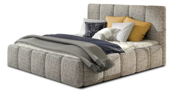 Designová čalouněná postel MIRA, 200x160, růžová (matt velvet 63/pouze rám postele/beg_07_co_1.6)