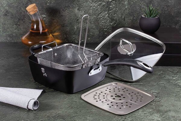 Tradiční pánev Berlinger Haus Black Professional 24 cm granitová