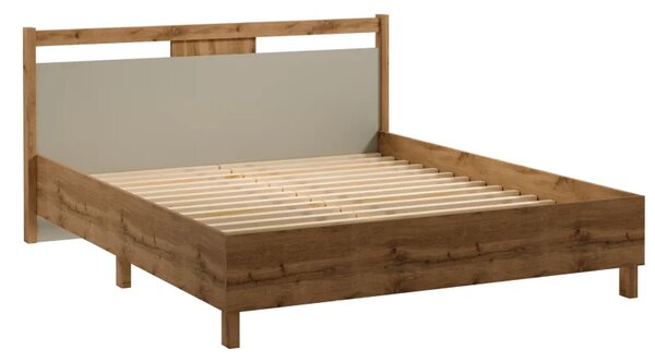 Manželská postel Indigo L160, wotan/beige