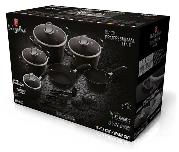 Tradiční hrnec Berlinger Haus Professional Line Black Edition 1 l 1 cm
