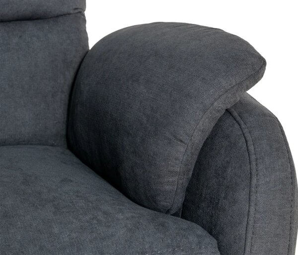 Křeslo ELEGANT 3 polohovací, černá (soro 100)