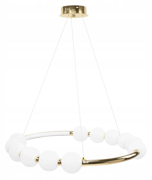 Závěsné svítidlo TOOLIGHT zlaté bílé kovové 60 cm s LED