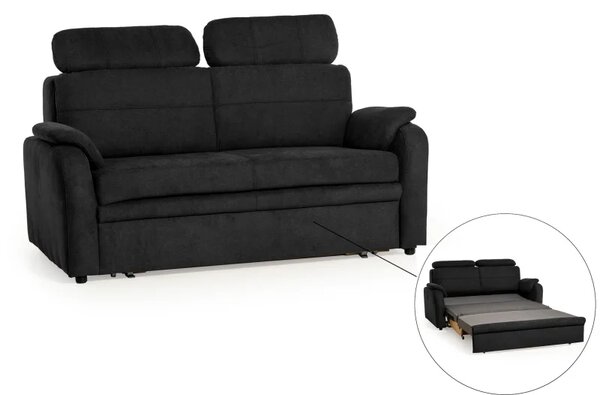 Pohovka Elegant 2,5F rozkládací, černá (soro 100)