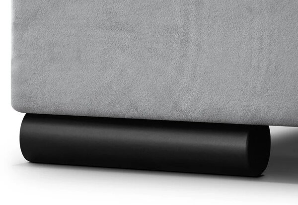 Kontinentální boxspring postel LORA 200x120, modrá (mono 242)