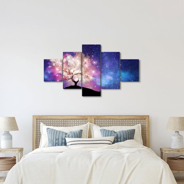 Obraz - Vesmírný strom (125x70 cm)