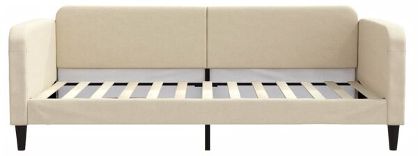 Válenda s přistýlkou krémová 100 x 200 cm textil 3196825