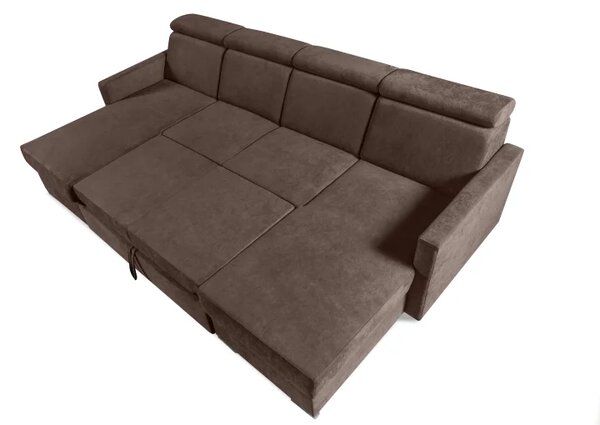 Sedací souprava Morrison mini U, hnědá (soro 28)