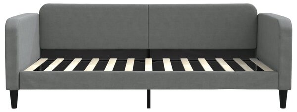 Válenda s matrací tmavě šedá 100 x 200 cm textil 3196804