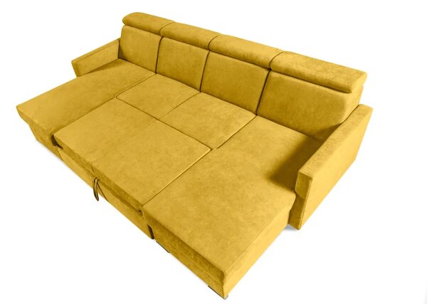 Sedací souprava Morrison mini U, žlutá (soro 40)