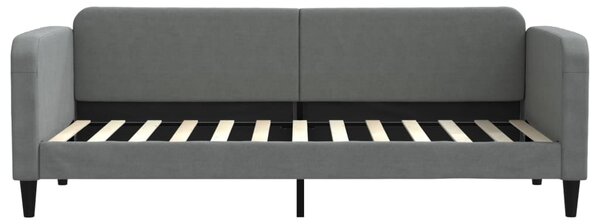 Válenda s přistýlkou tmavě šedá 80 x 200 cm textil 3196812