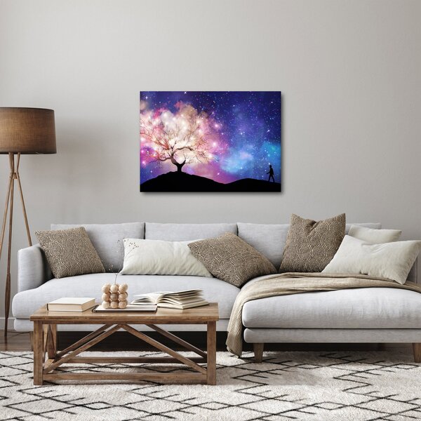 Obraz - Vesmírný strom (70x50 cm)