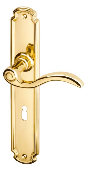 AC-T servis ACT dveřní klika ENNA (mosaz) Provedení: BB (pro pokojový klíč), Rozteč: 90 mm