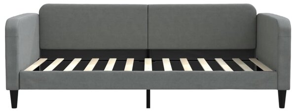 Válenda s přistýlkou tmavě šedá 100 x 200 cm textil 3196822