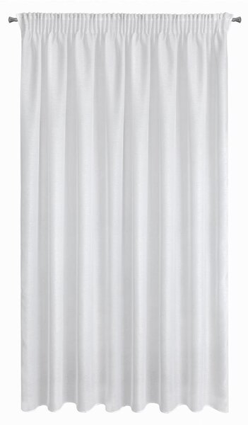 ZÁCLONA NA PÁSCE REBECCA 300X270 CM BÍLÁ