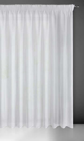 ZÁCLONA NA PÁSCE REBECCA 300X270 CM BÍLÁ