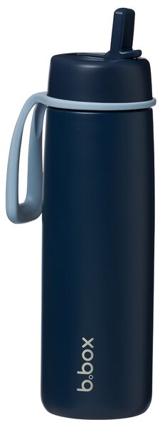 B.Box Nerezová termolahev s brčkem 690 ml midnight