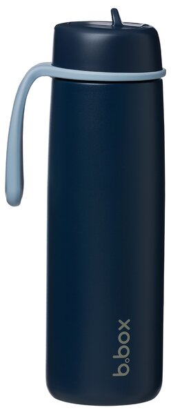 B.Box Nerezová termolahev s brčkem 690 ml midnight