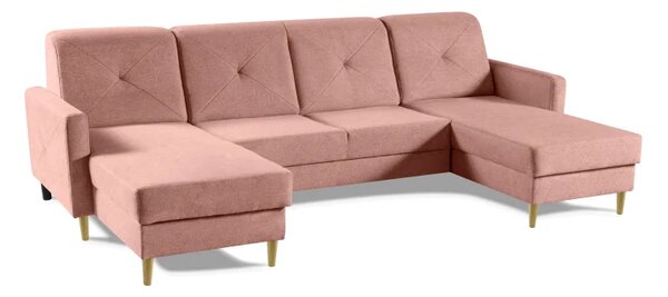 Sedací souprava Scandi New U, zelená (diosa 34)
