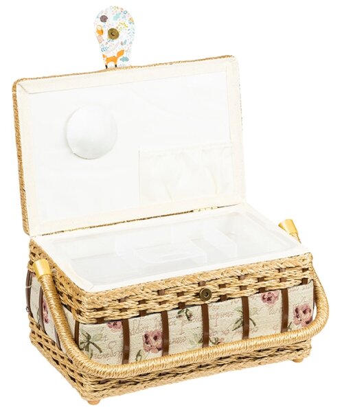 Bellatex BOX na šití 28x18x15 cm Režná,Starorůžová