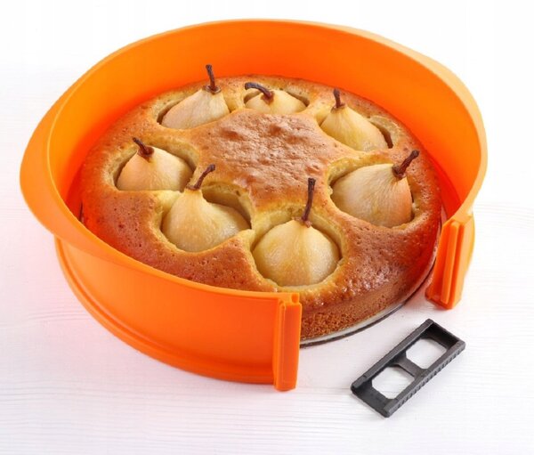 Forma Na Dort tortovačka Tiross 26 cm se skleněným dnem, nepřilnavá