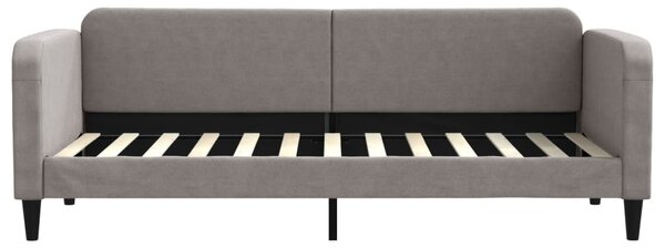 Válenda s přistýlkou a zásuvkami taupe 80 x 200 cm textil 3196850