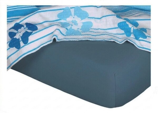 DADKA Jersey prostěradlo borůvka Rozměr 60x120x10 dětské