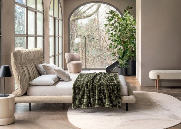 Skinnwille Home Collection Kožešinový přehoz Misty Forest, pléd, 140x220 cm