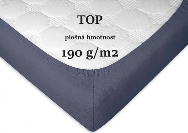 DADKA Jersey prostěradlo švestka Rozměr 90x200x20 jednolůžko