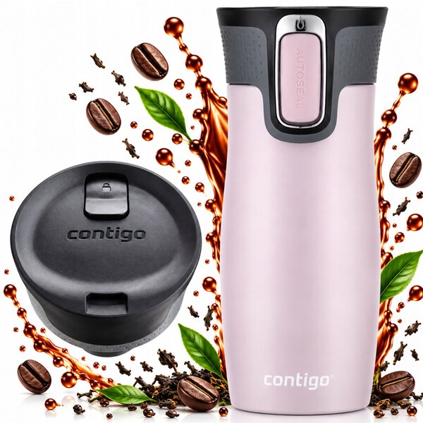 Termohrnek Contigo West Loop 2.0 470 ml růžový
