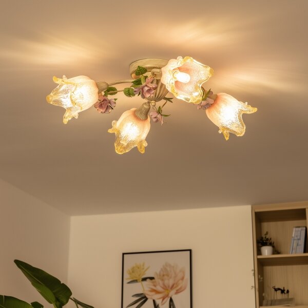 Přisazený lustr FIORINTINO 4xE14/40W/230V