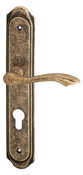 AC-T servis ACT dveřní klika RUSTIK OV (patina bronz) Provedení: PZ (pro vložkový zámek), Rozteč: 72 mm