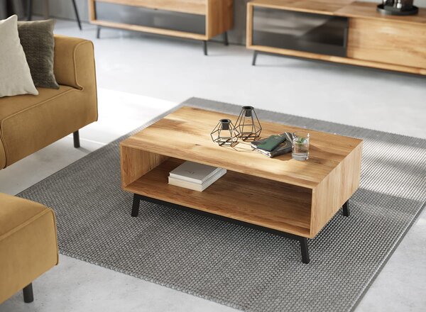 Konferenční stolek Modern Loft, dub, přírodní dub, 101x41x60 cm