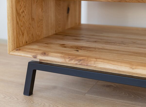 Konferenční stolek Modern Loft, dub, přírodní dub, 101x41x60 cm