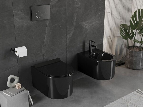 Mexen Sofia závěsné bidet, černý - 35544870