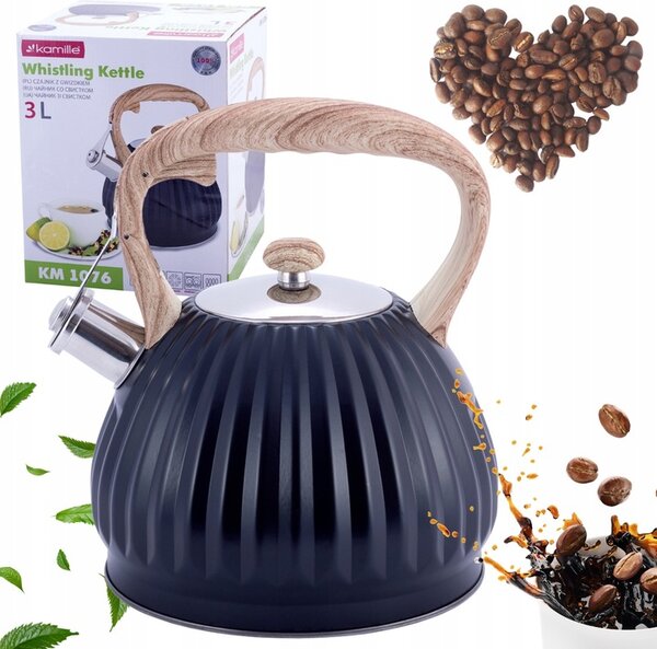 Tradiční ocelová Konvice Kamille KM-1076 3 l