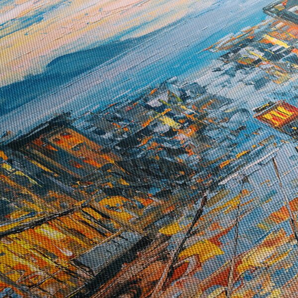 Obraz - Cable Car, San Francisco (170x50 cm)