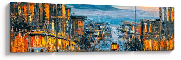 Obraz - Cable Car, San Francisco (170x50 cm)