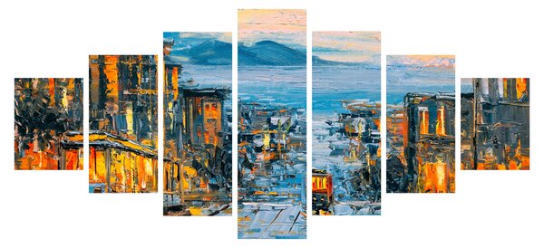 Obraz - Cable Car, San Francisco (210x100 cm)