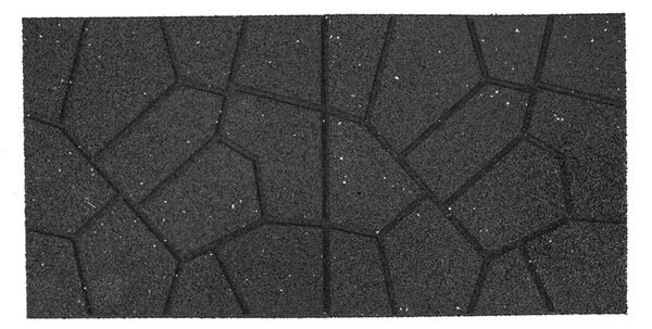 Multy home Gumová dlaždice BRICKFACE 40 x 40 cm, šedá, oboustranná MHEU5000171, 1 ks 4016.99.00