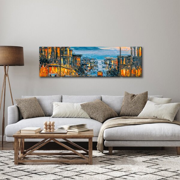 Obraz - Cable Car, San Francisco (170x50 cm)