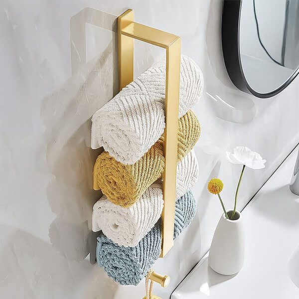 Koupelnový věšák Brush Gold