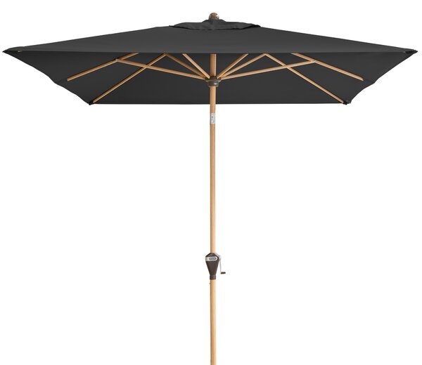 Doppler ALU WOOD zahradní slunečník 210 x 140 cm antracit