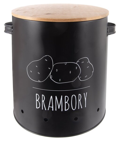 Dóza pr. 22,5 cm Brambory BLACK