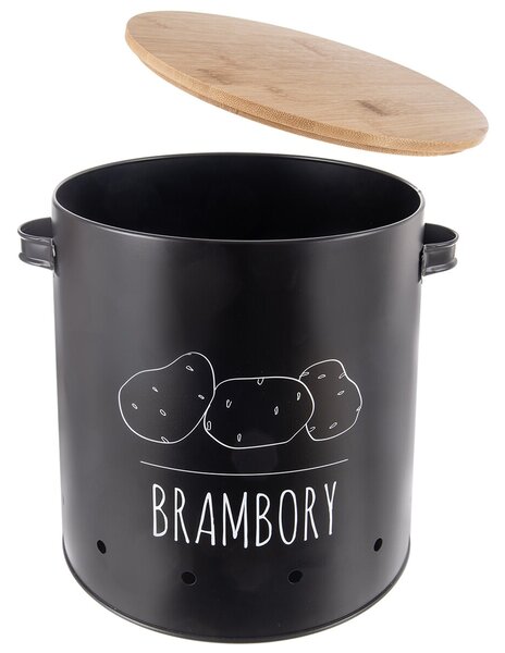 Dóza pr. 22,5 cm Brambory BLACK
