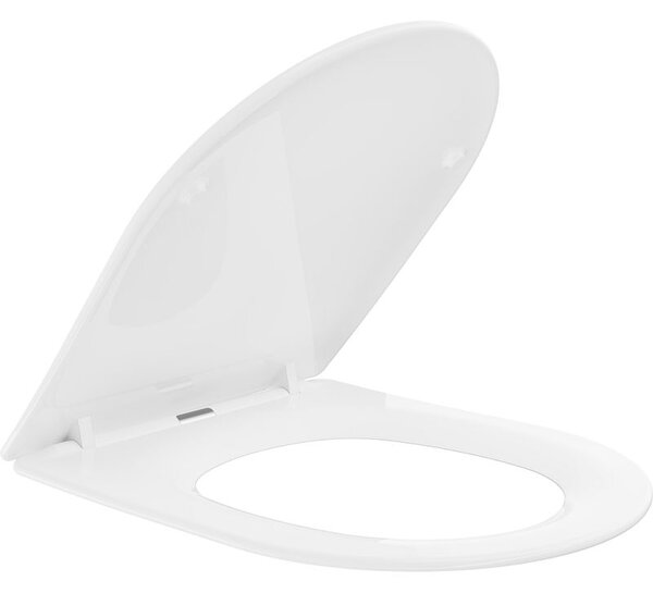 Mexen deska pomalu klesající slim, duroplast, bílá lesklá - 39040100