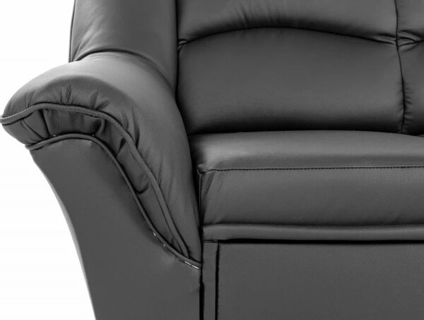 Kožená rohová sedací souprava DUBAJ LUX XL, vínová (K-56)