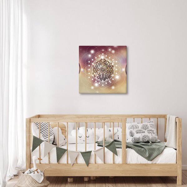 Obraz - Mandala s elementy (30x30 cm)