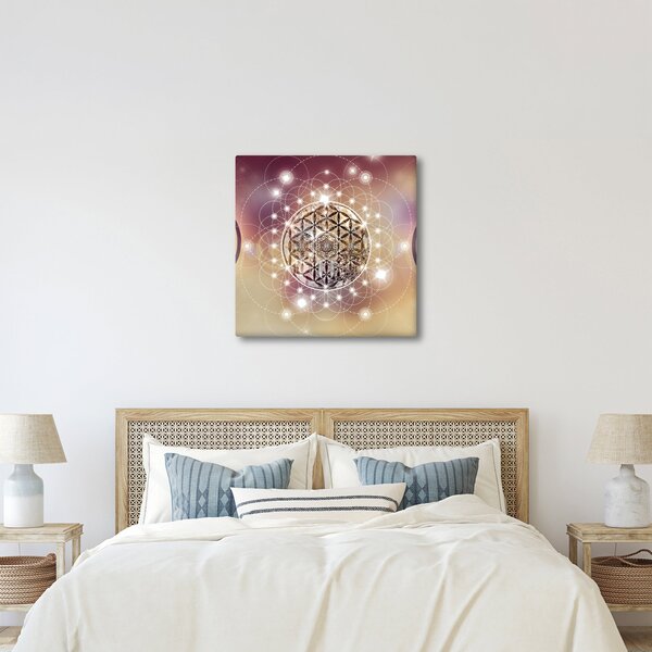 Obraz - Mandala s elementy (30x30 cm)