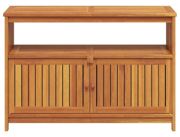 Zahradní konzolový stůl 110 x 35 x 75 cm masivní akáciové dřevo 319697